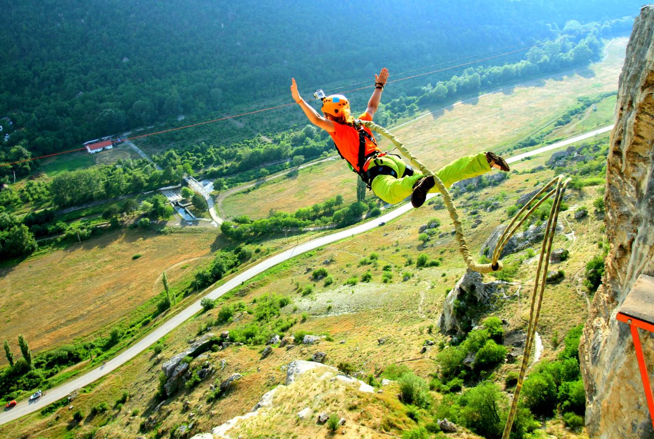 Giant Swing in Rishikesh