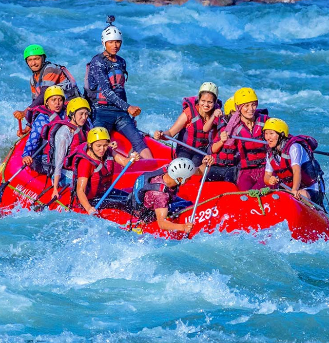 Intermediate Rafting (16 km)- River Rafting in Rishikesh