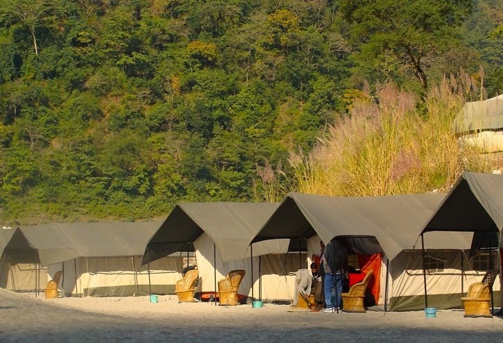 Mercury Himalayan Beach Camp- Camping in Rishikesh